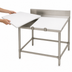 Thumbnail image #3 for Eagle Group Poly Top Trimming Table with 4-Inch Removable Stainless Steel Backsplash, 60 x 36 Inches
