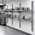 Thumbnail image #3 for Eagle Group MMU/A-16 168-Inch Aluminum Wall-Mounted Cantilever Shelving Standard Upright
