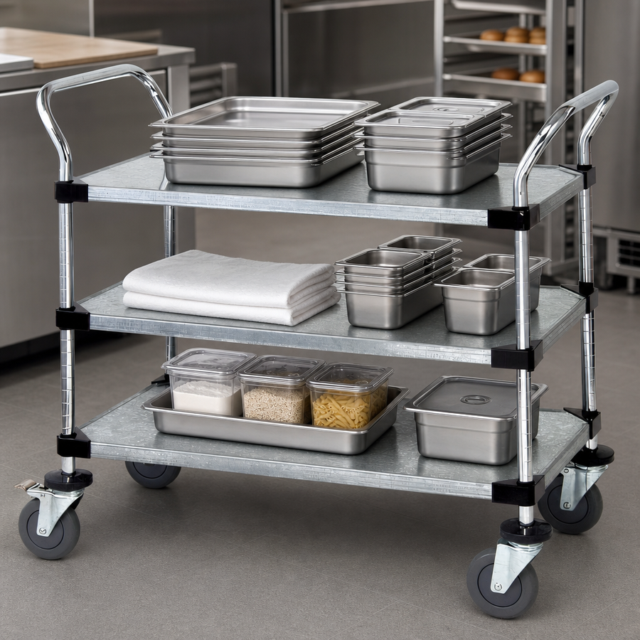 Three Solid Shelves