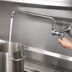Thumbnail image #3 for Town Equipment Manual Wall-Mount Pot Filler Faucet with Swing/Swivel Spout, 10-Inch Spout and Wrist Handle