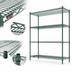 Thumbnail image #4 for Eagle Valu-Gard Green Epoxy Double-Mat Wire Shelving Starter Unit, 4-Tier, 60-Inch W x 24-Inch D x 74-Inch H