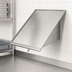 Thumbnail image #3 for Wall-Mounted Solid Stainless Steel Sorting Shelf, 21 Inch, Holds 1 Rack
