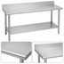 Thumbnail image #3 for Duke Standard Series 16-Gauge 400 Series Stainless Steel Work Table with 5-Inch Riser, 30 x 24 Inches, Stainless Undershelf