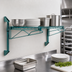 Thumbnail image #3 for Quantum Cantilever Single Shelf Wall-Mount Shelving Unit, 60 x 21 Inches, Green Epoxy Antimicrobial Finish