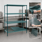 Thumbnail image #3 for Metro Super Erecta Pro PR-245474K3-S-4 4-Shelf Green Polymer Shelving Starter Unit, 24"W x 54"D x 74"H