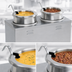 Thumbnail image #3 for Nemco 6120A-CW Countertop Twin-Well Cooker/Warmer, 4 Quart, Wet Operation, Stainless Steel, 120V