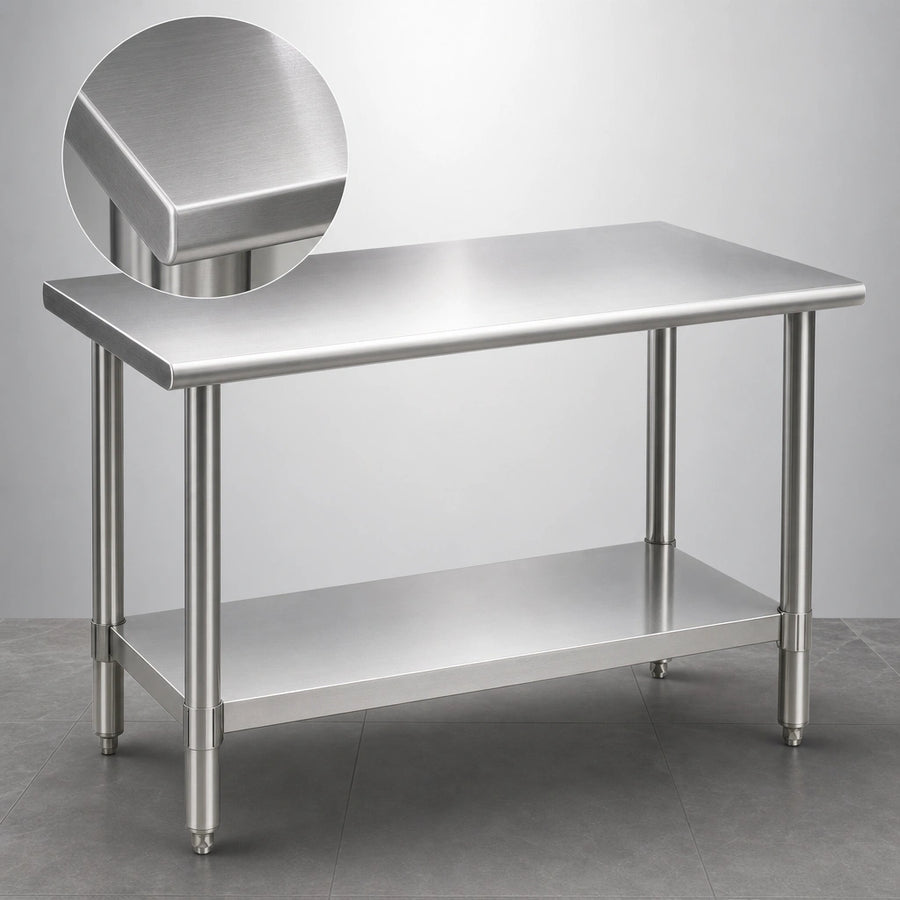 14-Gauge Stainless Steel Top