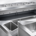 Thumbnail image #3 for Thurmaduke G-6-CBPG 6-Pan Full-Size Gas Dry Heat Steamtable Unit with Paint Grip Steel Base