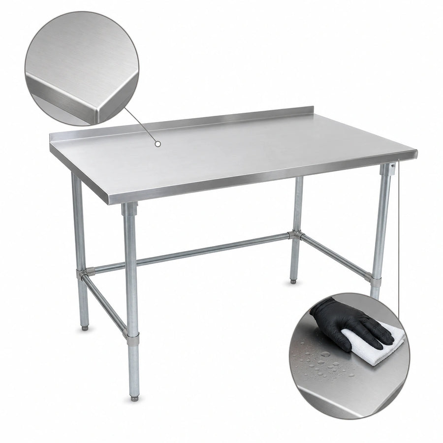 14-Gauge 300-Series Stainless Steel Top