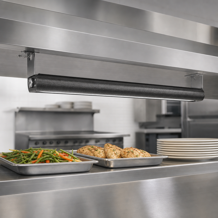 Product image #3 for Vollrath 66-Inch Single Unlighted Low Profile Strip Heat Lamp, 208V