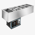 Thumbnail image #3 for Atlas Metal WCM-BT-4 4-Pan Self-Contained Refrigerated Drop-In Cold Well