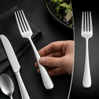 Thumbnail image #3 for Admiral Craft Baguette BA-TBF/B Extra-Heavy Weight 8-1/2-Inch 18/8 Stainless Steel Table Fork, Mirror Finish 1 Dozen