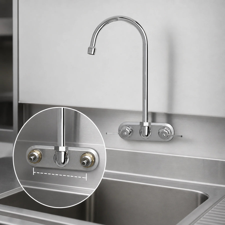4-Inch Center Backsplash Mount