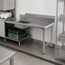 Thumbnail image #3 for Eagle Group BlendPort 72-Inch Straight Soiled Dishtable with Right-to-Left Operation and 20 x 20 x 5 Sink