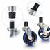 Thumbnail image #3 for Advance Tabco TA-255 Super Heavy Duty Polyurethane Stem Casters for 1-5/8-Inch Tube Legs, Set of 4