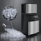 Thumbnail image #3 for Koolaire KYT1000N Remote Air-Cooled Half-Dice Cube Ice Machine, 905 lb/24 hr, 30-Inch Wide