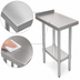Thumbnail image #3 for BK Resources 15-Inch x 30-Inch Stainless Steel Filler Table with 1-1/2-Inch Rear Riser and Adjustable Undershelf