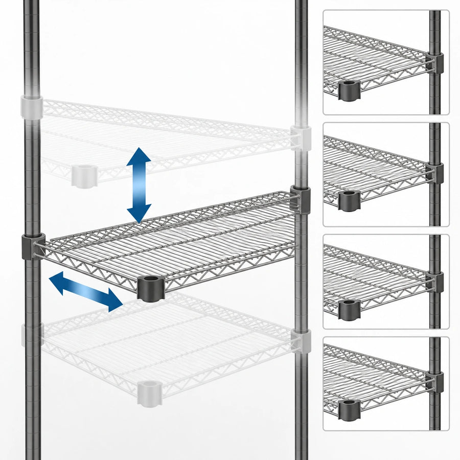 Quad-Adjust Shelf