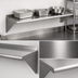 Thumbnail image #3 for Eagle Group BlendPort® 36 x 12-Inch Wall-Mounted Stainless Steel Wall Shelf