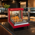 Thumbnail image #3 for Hatco Glo-Ray Designer Heated Display Case with Humidity, Curved Glass Countertop Hot Food Display, 1-Pan Single Shelf
