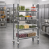 Thumbnail image #3 for Cambro Camshelving Elements XTRA High-Density Mobile Starter Unit, 18 x 48 x 78-1/4 Inches, 4-Tier, Vented, Speckled Gray