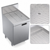 Thumbnail image #3 for 18 Inch x 24 Inch Stainless Steel Underbar Drainboard with Enclosed Cabinet Base and Locking Hinged Door