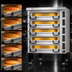 Thumbnail image #3 for PizzaMaster PM 915ED Five-Deck Electric Pizza Deck Oven