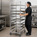 Thumbnail image #3 for Panco Mobile Full-Height Utility Rack for 18 x 26 Inch Trays, Open Sides, 11-Slide Capacity