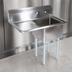 Thumbnail image #3 for John Boos E-Series 1-Compartment Stainless Steel Sink with Left Drainboard — 15 x 15 x 14 Inches Bowl, 32.5 Inches Wide