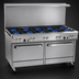 Thumbnail image #3 for Southbend Ultimate 60-Inch Commercial Gas Restaurant Range with 10 Burners and 2 Convection Ovens