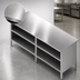 Thumbnail image #3 for John Boos Open Front Enclosed Base Stainless Steel Work Table, 108 x 30 Inches
