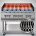 Thumbnail image #3 for Imperial Pro Series 36-Inch Gas Countertop Radiant Charbroiler with 6 Stainless Steel Burners