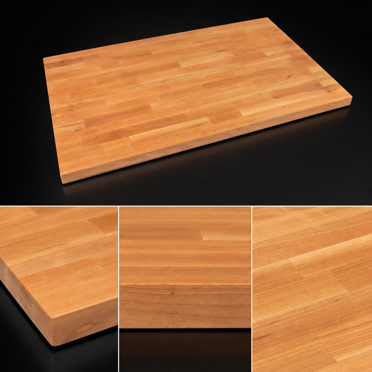 Product image #3 for John Boos Boos Block American Cherry Blended Edge Grain Kitchen Countertop, 60 x 25 x 1-1/2 Inch