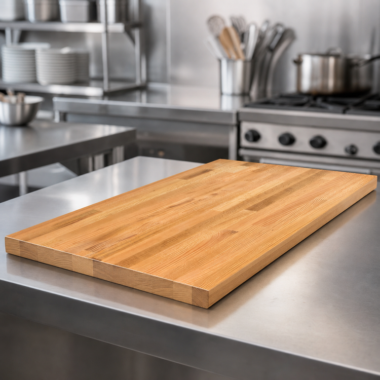 Product image #3 for John Boos Appalachian Red Oak Blended Edge Grain Island Countertop, 60 x 27 x 1-1/2 Inch, Varnique Finish