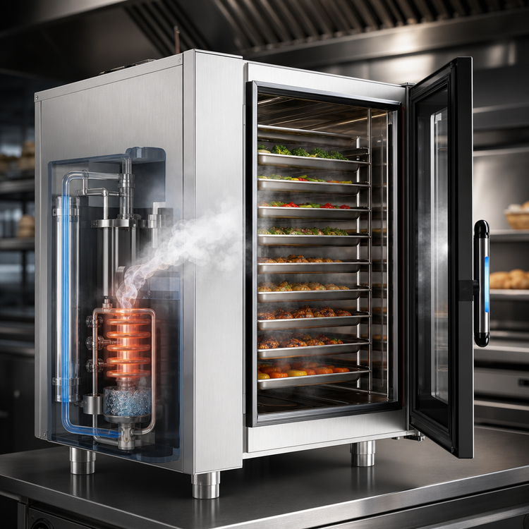 Product image #3 for Alto-Shaam Prodigi PRO 10-10G Boiler-Free Gas Countertop Combi Oven/Steamer, 11 Pan Capacity