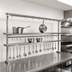 Thumbnail image #3 for Eagle Group Table-Mounted Pot & Ladle Rack, 94-1/2 Inch Long, Chrome Plated, Single Bar