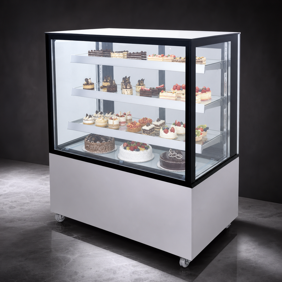 Square Glass Display Front