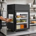 Thumbnail image #4 for True Countertop Pass-Thru Glass Door Merchandiser Refrigerator, Black