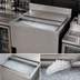 Thumbnail image #4 for BK Resources 48-Inch Underbar Stainless Steel Ice Bin, 140 lb Capacity