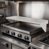 Thumbnail image #3 for Vulcan 48-Inch Stainless Steel Plate Rail for Heavy Duty Countertop Gas Hotplates