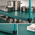 Thumbnail image #3 for QuadPlus 30 x 21-Inch Solid Green Polymer Shelf Mat with MICROGARD Antimicrobial Protection