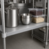 Thumbnail image #4 for Eagle Group Quik-Set 60-Inch x 18-Inch Flat Solid Shelf with Marine Edge, 1,000 lb Capacity, Gray Epoxy Finish