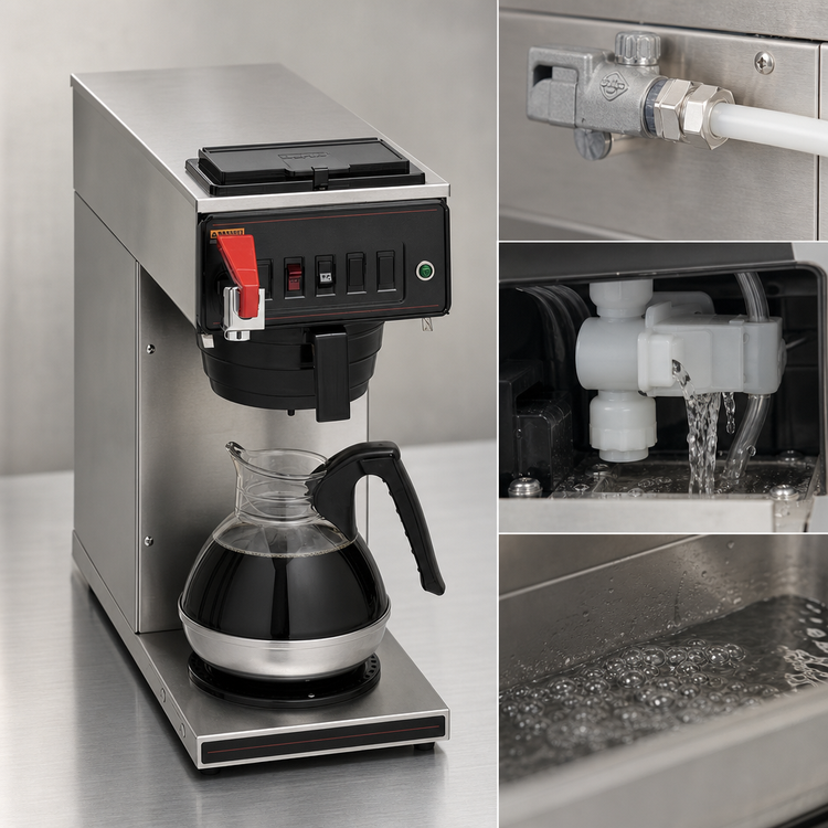 Product image #3 for BUNN CWTF15-1 Automatic Fill Commercial Drip Coffee Brewer with 1 Lower Warmer, 3.8 GPH, 120V