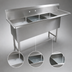 Thumbnail image #3 for John Boos Pro-Bowl 3-Compartment Sink with 30-Inch Right Drainboard, 16-Gauge 300 Series Stainless Steel