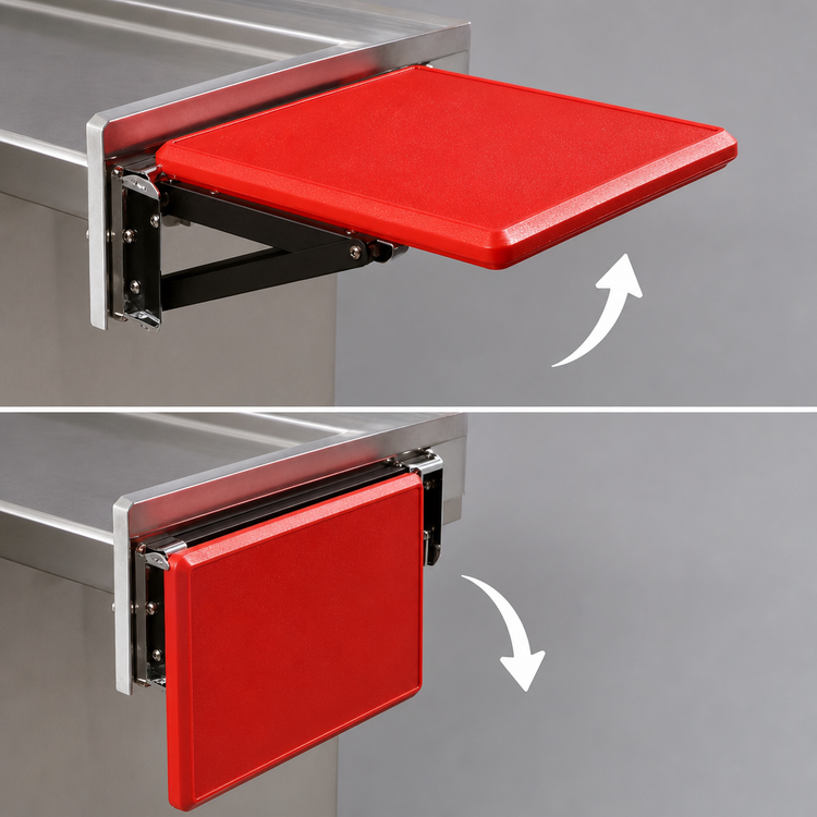 Product image #4 for SixStar™ Food Bar Drop-Down End Shelf
