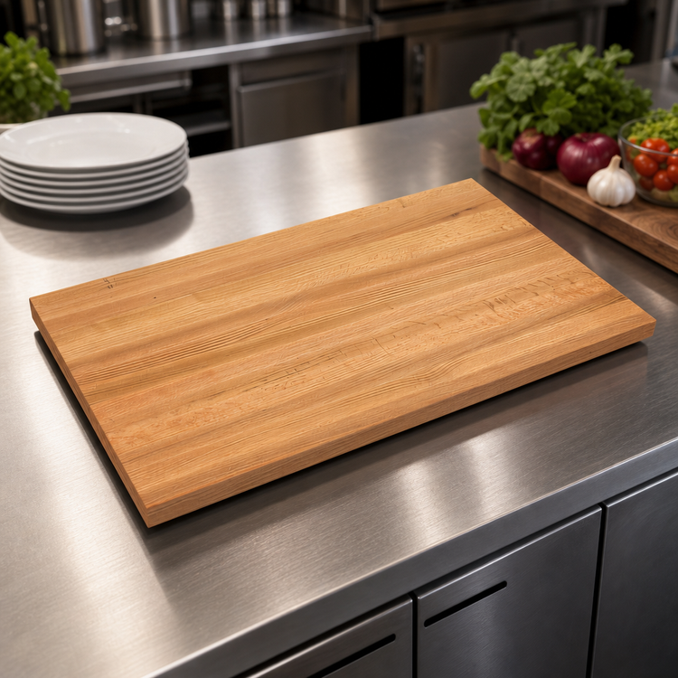 Product image #3 for John Boos Appalachian Red Oak Edge Grain Island Countertop, 84 x 30 x 1-1/2 Inch, Varnique Finish