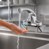 Thumbnail image #3 for ChekPoint Electronic Touchless Deck-Mount Faucet with 4-Inch Centers and Cast Brass Spout