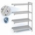 Thumbnail image #4 for Cambro Camshelving Premium 18-Inch Deep x 24-Inch Long x 84-Inch High 4-Tier Vented Stationary Add-On Polymer Shelving Unit