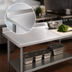 Thumbnail image #3 for Deluxe Series Stainless Steel Work Table with 4-1/2-Inch Backsplash and Adjustable Undershelf, 30 x 24 Inches