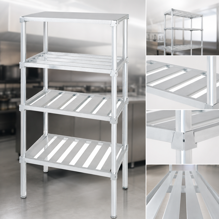 Product image #3 for Channel 60 x 24 Inch Tubular Aluminum Adjustable Shelf
